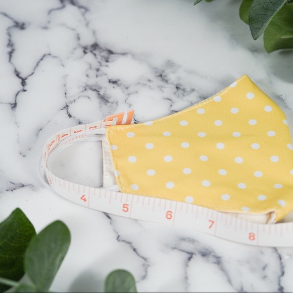 Polkadot 3 layers WATER REPELLENT face mask - Picture 6 of 7